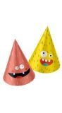 Monster bash papieren feesthoedjes