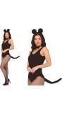 Muis Outfit Set Zwart Dames