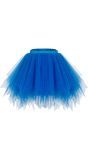 Neon Blauwe Dames Tutu met Binnenzak