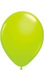 Neon groene ballonnen 8 stuks