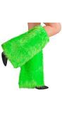 Neon Groene Beenwarmers Pluche Festival