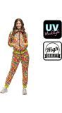 Neon Kostuum Dames Trainingspak voor 80's Party
