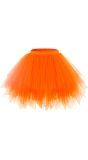 Neon Oranje Dames Tutu met Binnenzak