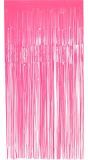 Neon roze foliegordijn