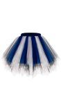 Neon Wit Blauw Dames Tutu met Binnenzak