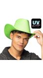 Neongroene Cowboy Hoed