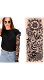 Nep Tattoo Sleeve Bloemenpatroon