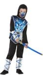 Ninja Kostuum Kinderen Zwart en Blauw
