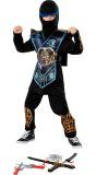 Ninja Outfit Jongens Blauw