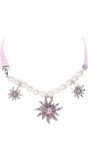 Oktoberfest parelketting met strass steentjes