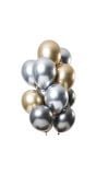 Onyx Mirror Effect Ballonnen 12 Stuks