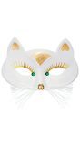 Oogmasker Kat Wit