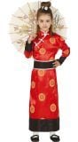 Oosterse rode kimono kind