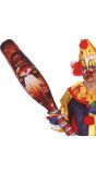 Opblaasbare Horror Clown Knuppel 90 Cm Halloween
