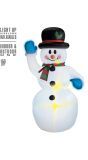 Opblaasbare sneeuwpop decoratie