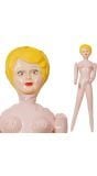 Opblaaspop Vrouw Blond