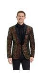 Opposuits Deluxe Men's Colbert Dinner Jacket - Amber Pailletten