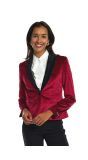 Opposuits Deluxe Women's Colbert Dinner Jacket - Burgundy Rood