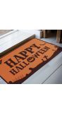 Oranje 'Happy Halloween' Deurmat
