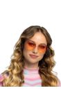 Oranje Hippie Love Bril