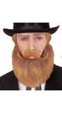 Oranje Historische Baard en Snor