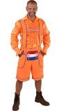 Oranje oktoberfest broek mannen