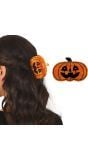 Oranje Pompoen Klauw Haarclip