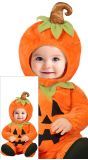 Oranje pompoen kostuum halloween baby