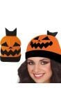 Oranje Pompoen Muts Halloween