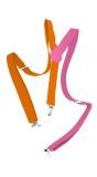Oranje roze bretels