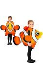 Oranje Tropische Vis Outfit Kind 116-128 cm