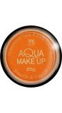 Oranje waterbasis make-up metallic