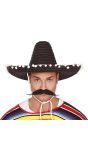 Originele Mexicaanse Sombrero Zwart