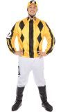 Paardenrace Ruiter Outfit Geel Zwart