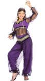 Paarse Arabische Prinses Outfit Meisjes