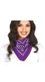 Paarse Biker Bandana