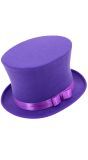 Paarse Deftige Hoge Hoed