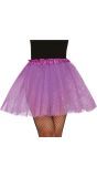 Paarse Glitter Tutu Dames
