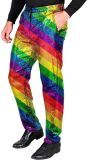 Paillettenbroek Regenboog Carnaval Mannen
