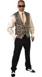 Panterprint gilet man