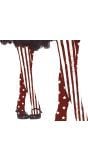 Panty meisjes rood/witte Amerika strepen