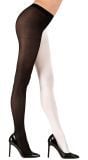 Panty zwart/wit