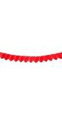 Papier Slinger Mini Hartjes Rood 2 Meter