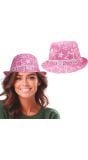 Party Girls Hoed Vrijgezellenfeest Roze