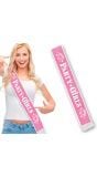 Party Girls Roze Witte Sjerp Vrijgezellenfeest