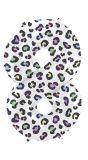 Pastel Panter Cijfer 8 Folieballon