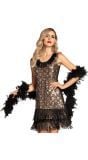 Pauw flapper jurkje pailletten