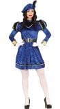 Pietenjurk Blauw Goud Dames