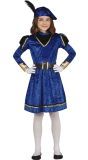 Pietenjurk kind blauw goud