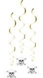 Piraat decoratie swirl hangers